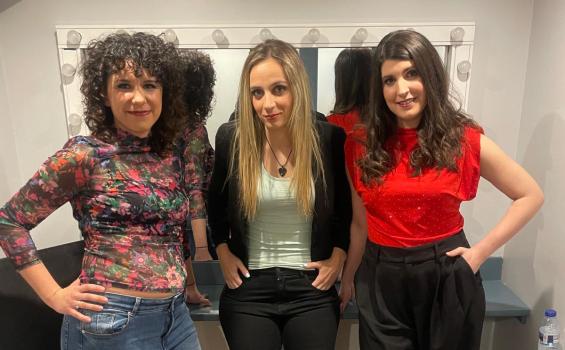 Alicia Otero, María Mateo y Andrea Ariño 